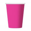 paper cups one coloured pink 270 ml 6 pcs