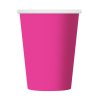 paper cups one coloured pink 270 ml 6 pcs