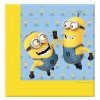 napkins lovely minions 33x33 cm 20 pcs