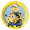 paper plates lovely minions 23 cm 8 pcs