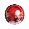 paper plates horror clown 23 cm 6 pcs