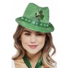 Svítící zelený klobouk s čtyřlístkem - Saint Patrick's Day