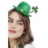 Zelená mini buřina s velkým čtyřlístkem - Saint Patrick's Day