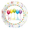talerzyki papierowe urodzinowe happy birthday str
