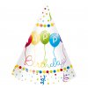 czapeczki papierowe happy birthday streamers 6
