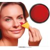 Červené líčídlo - makeup s aplikační houbičkou