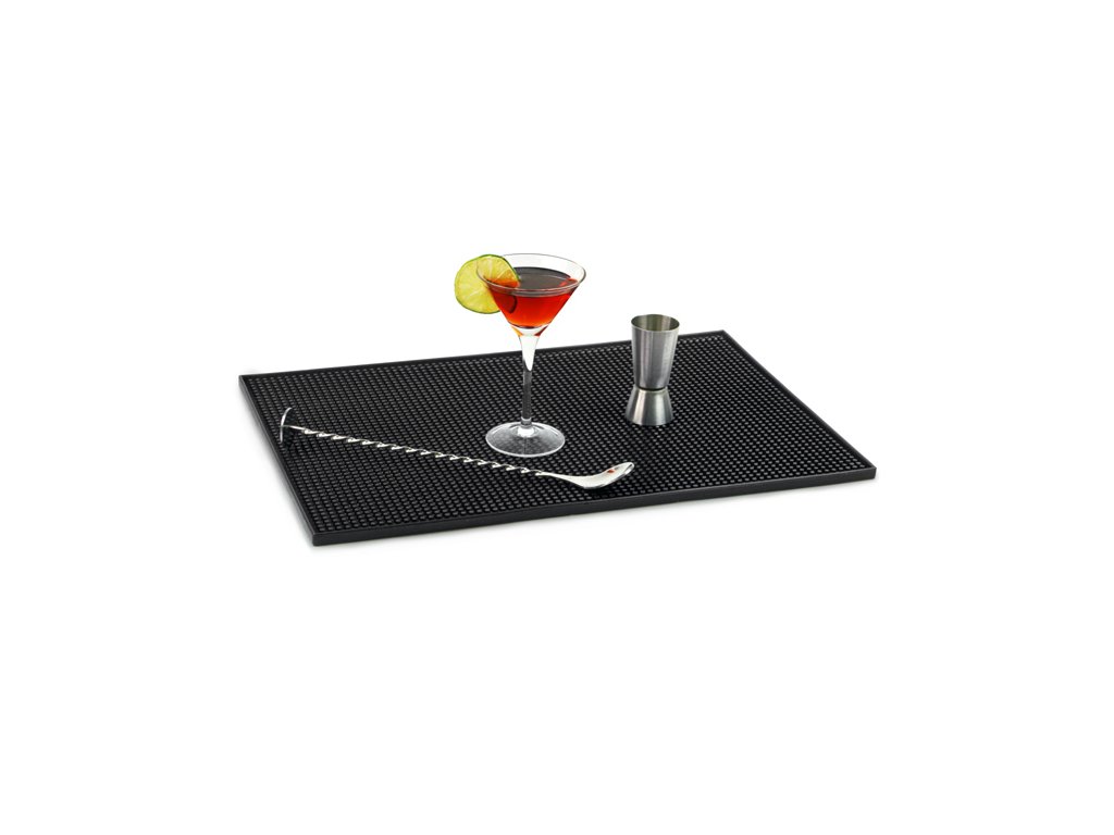  Bar Mat for Cocktail and Coffee Bar 12 x 18 Rubber