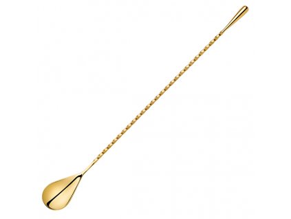 Gold Plated Teardrop Bar Spoon 300mm