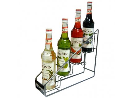 Monin Syrup rack na 4 fľaše