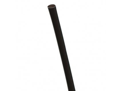 Eco Products PLA Black Cocktail Straw Unwrapped 5.75 in EP ST513