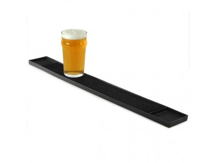 Rubber Bar Mat Black 68 x 8cm