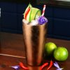 Réz-arany Boston shaker