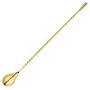 Gold Plated Teardrop Bar Spoon 300mm