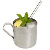 6x Glass straws 16cm