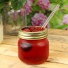 6x Glass straws 16cm