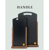 stolni tabulka securit handle s popisovatelnym povrchem 30x50cm lakovany dark brown prehled barev a rozmeru elegant big ies11130228