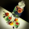 Hexagonal Glass Drinks Dispenser with Stand 197oz / 5.6ltr