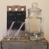 Hexagonal Glass Drinks Dispenser with Stand 197oz / 5.6ltr