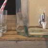Hexagonal Glass Drinks Dispenser with Stand 197oz / 5.6ltr