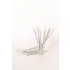 Bio PLA szívószálak fekete 200 x 8 mm papír csomagolásban (100 db)