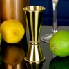 Gold Plated Ginza Jigger Measure