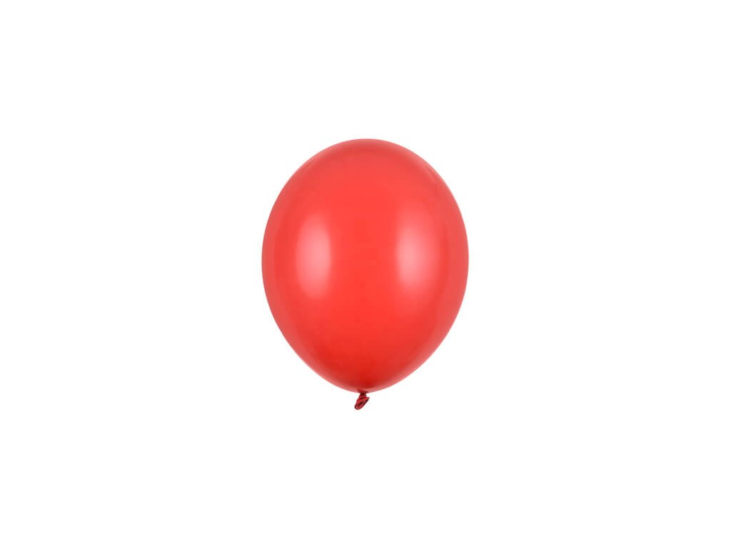 nafukovací pastelový balónek červený