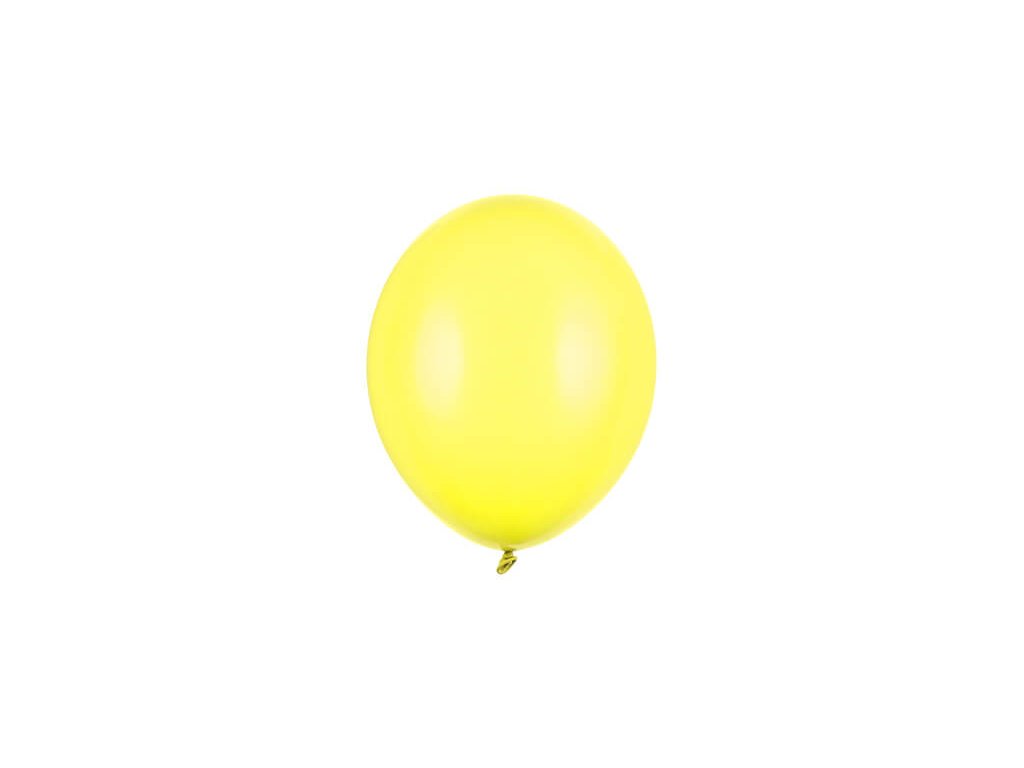 nafukovací pastelový balónek žlutý