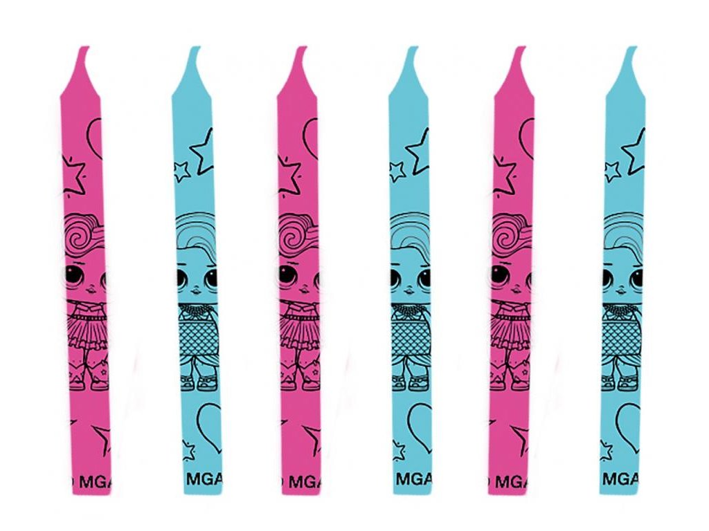 Svíčky na dort LOL Surprise