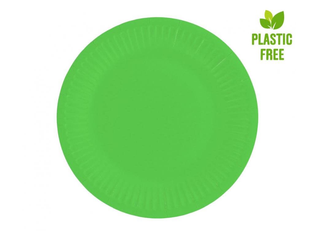 Pistáciové papírové talířky na oslavu