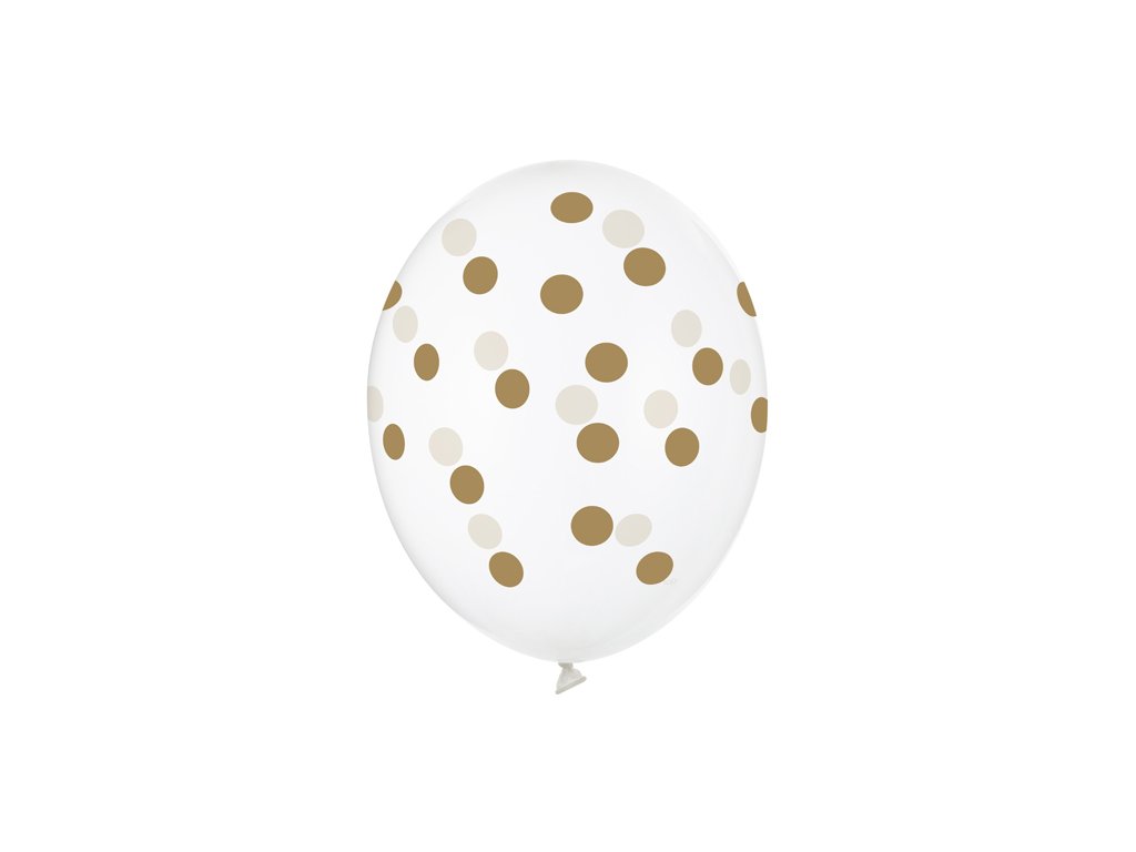 Čirý balónek s potiskem teček