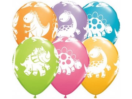 Balónek pastelový, dinosaurus