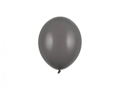 nafukovací pastelový balónek šedý