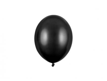 nafukovací metalický balónek černý
