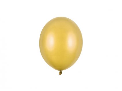 nafukovací metalický balónek zlatý