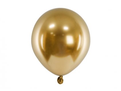 Lesklý balónek zlatý