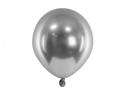 Lesklý balónek stříbrný