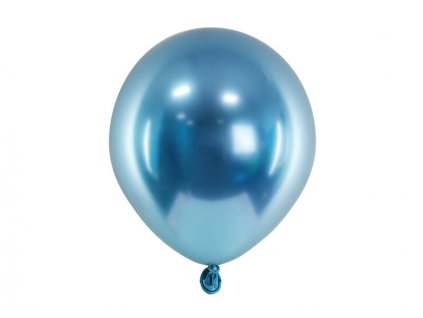 Lesklý balónek modrý