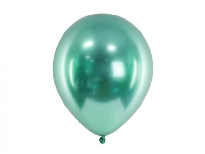 Lesklý balónek zelený