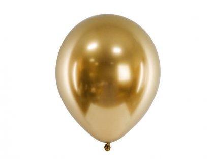 Zlatý lesklý balónek