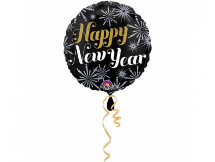 Nafukovací fóliový balónek Happy New Year
