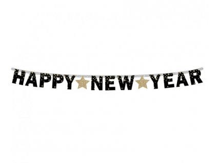 Banner s nápisem Happy New Year