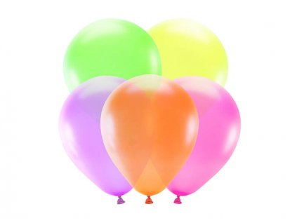 Neonové balónky, mix barev
