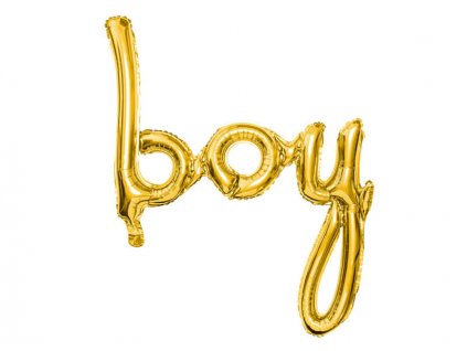 Fóliový balónek, nápis Boy