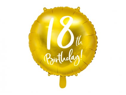 Fóliový balónek 18té narozeniny