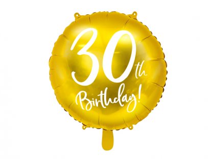 Fóliový balónek 30té narozeniny