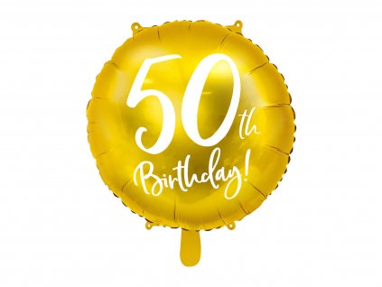 Fóliový balónek 50té narozeniny