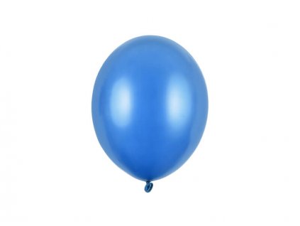 Metalický nafukovací balónek v modré barvě