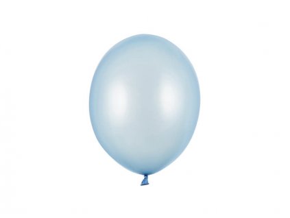 Metalický nafukovací balónek v modré barvě