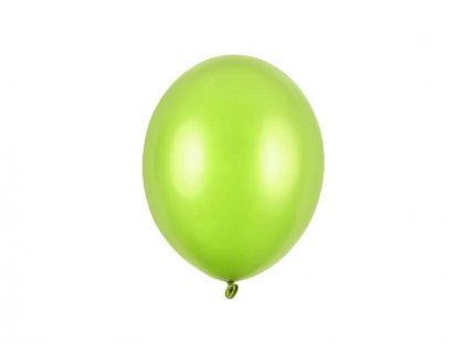 Metalický nafukovací balónek v zelené barvě