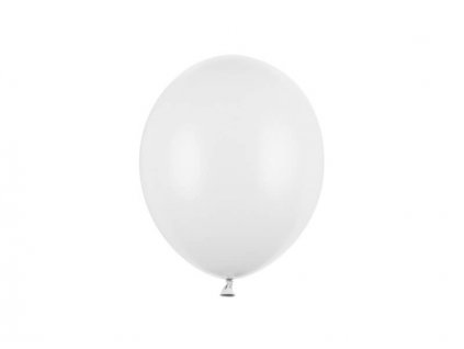 Pastelový nafukovací balónek v bílé barvě